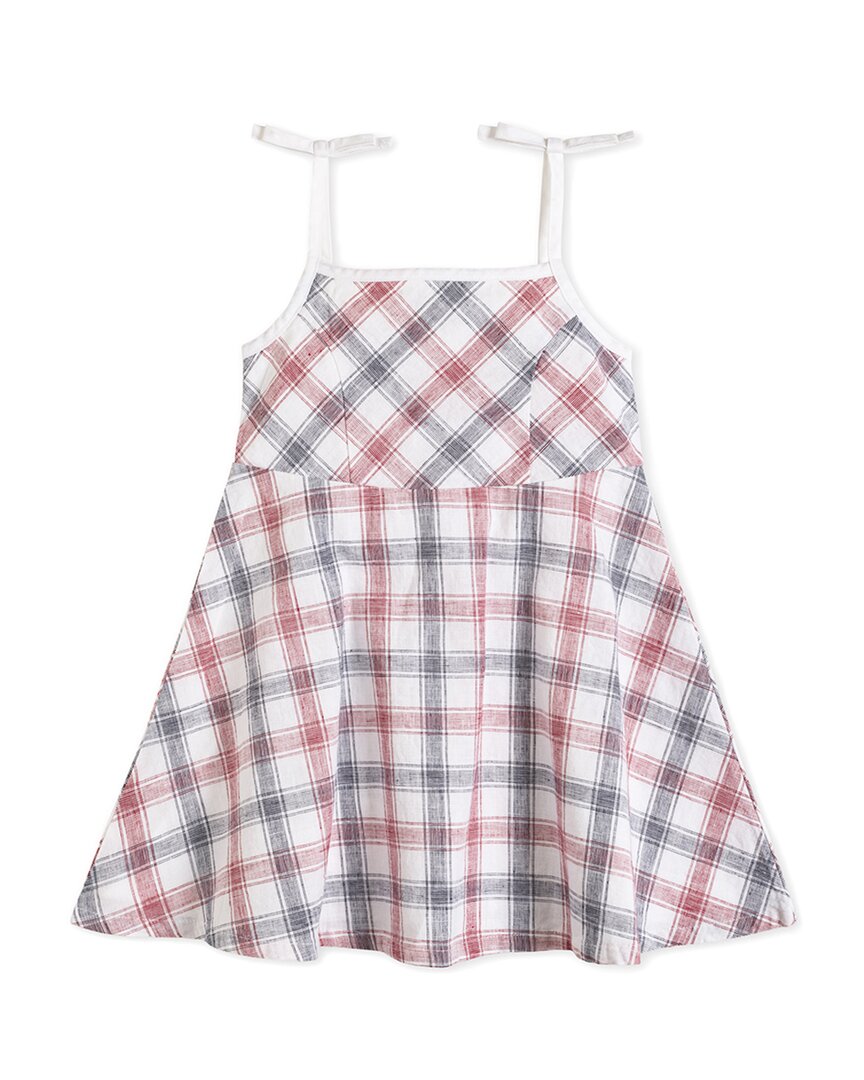 

Hope & Henry Пледовое сарафанное платье, синий