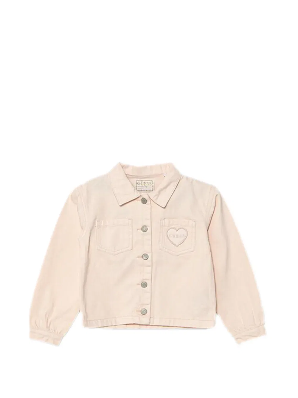 Куртка с мотивом сердца Guess Kids, розовый