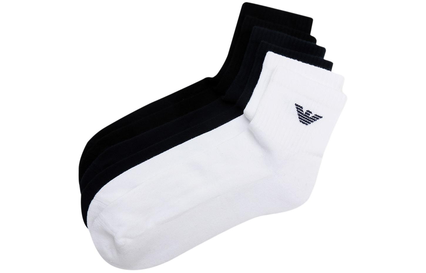 Носки Mid-Calf мужские 3 пары EMPORIO ARMANI, синий — фото 4