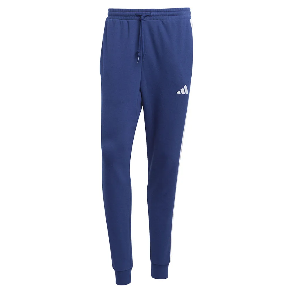 Джоггеры adidas Essential 3 Stripes French Terry, синий — фото 3