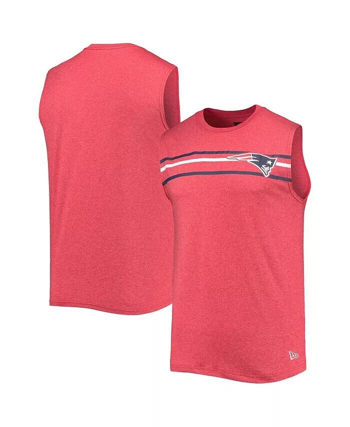 

Мужская красная майка без рукавов с начесом New England Patriots New Era