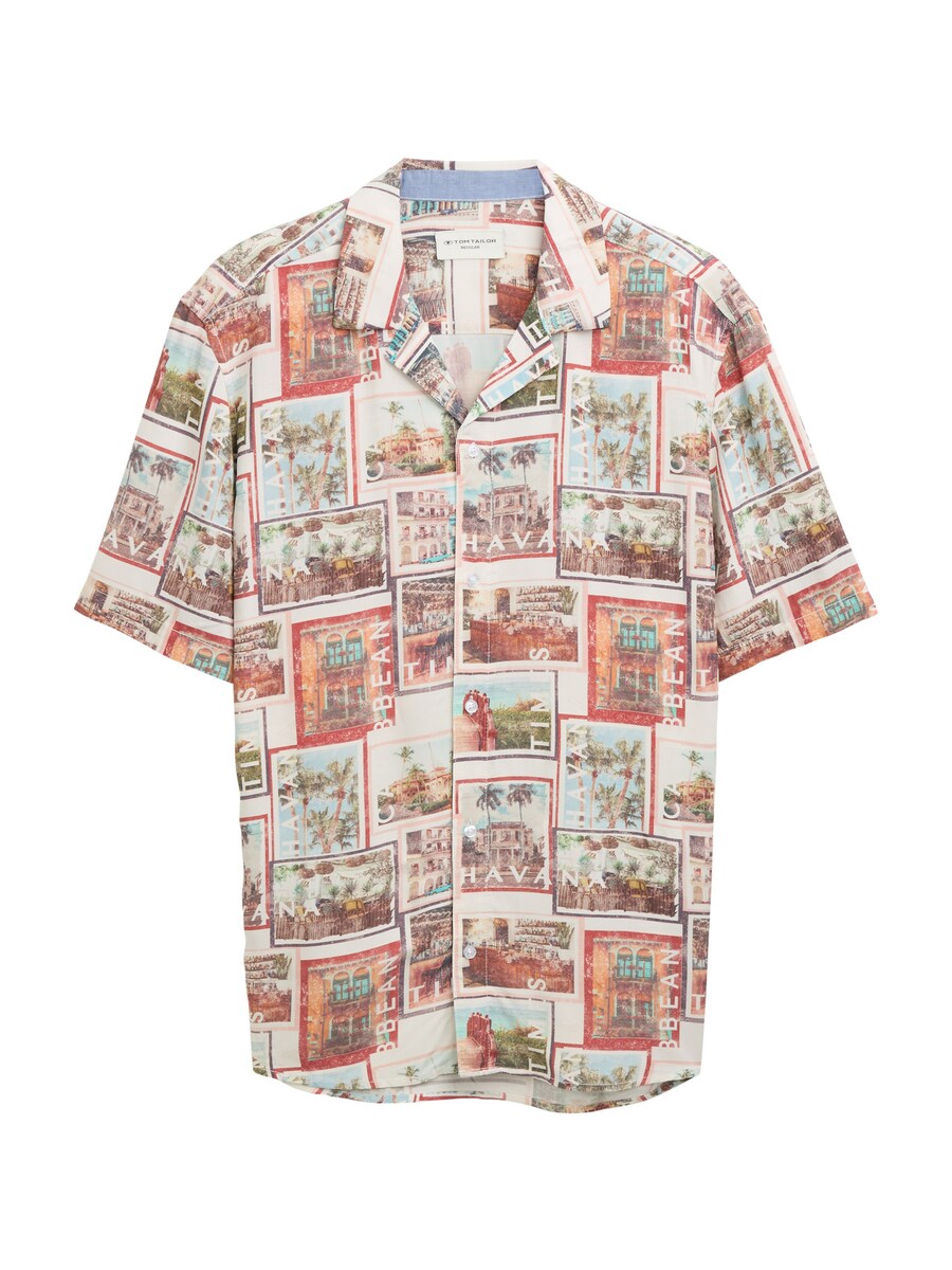 

Рубашка на пуговицах классического кроя TOM TAILOR, natural white