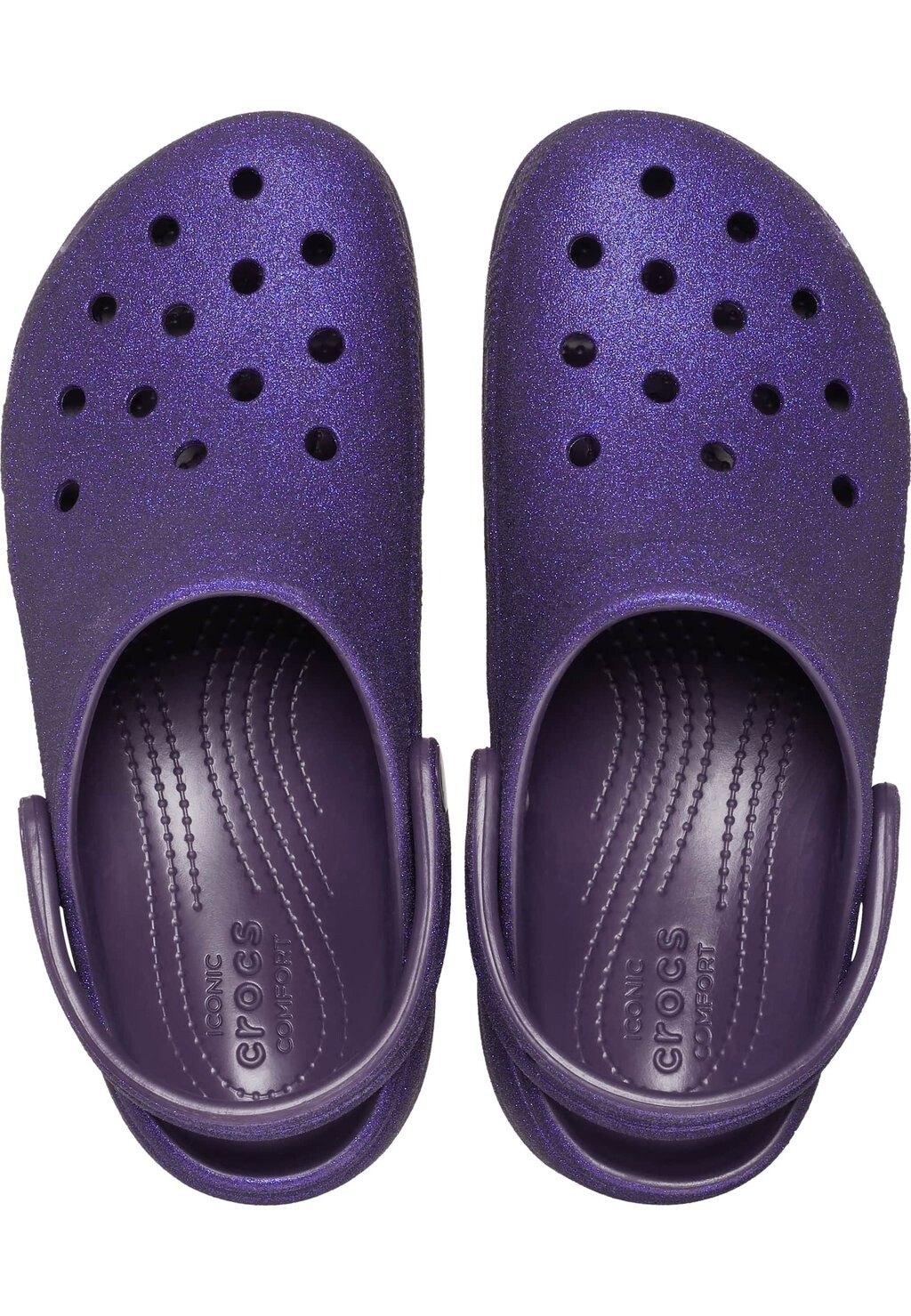 Сабо GLITTER Crocs, синий