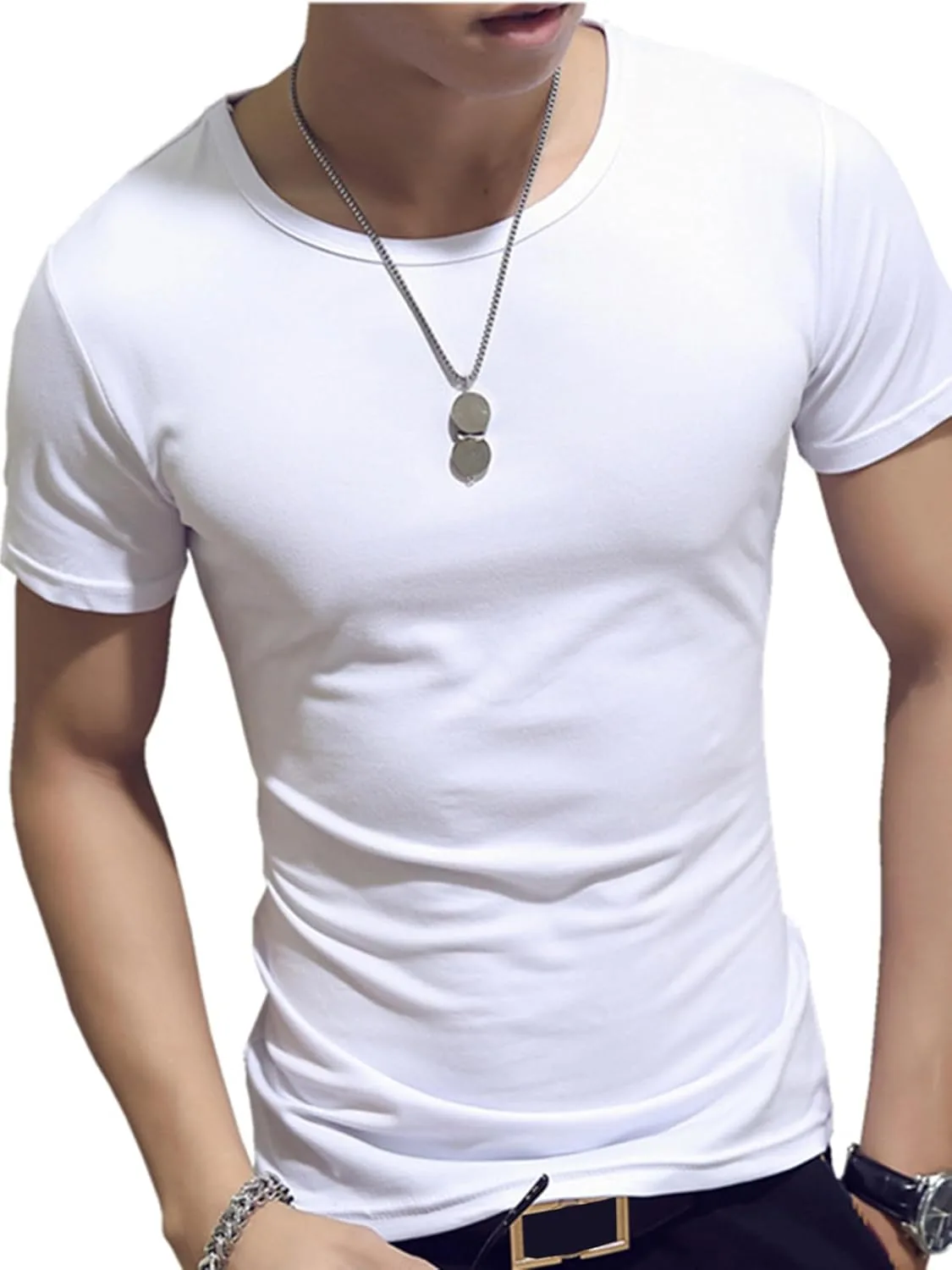 

Мужская футболка для тренировок Quick Dry Slim Fit Huimingda