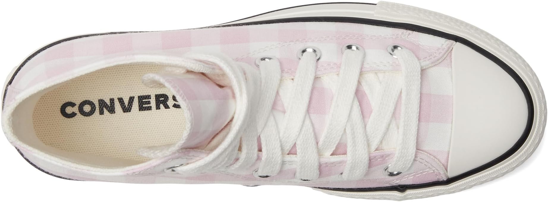 Кроссовки Converse Chuck Taylor All Star High-Top Platform Sneaker, Vintage White/Summit Pink/Egret — фото 2