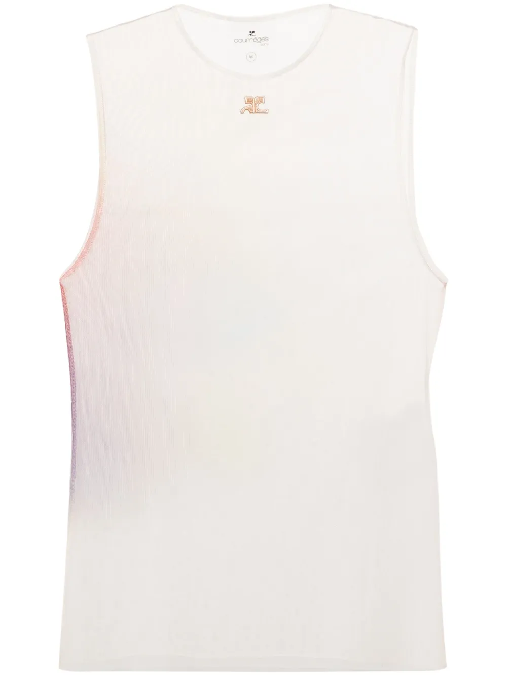 

Топ Aura из тюля Courrèges, нейтральный