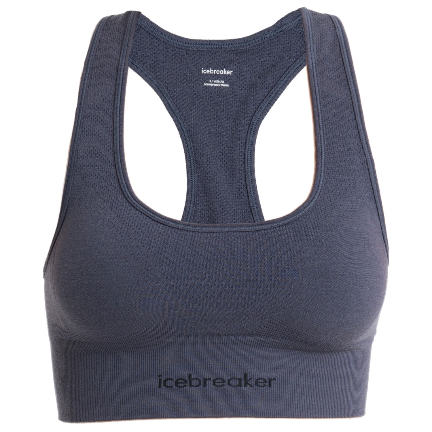 

Спортивный бюстгальтер Icebreaker Women's Merino Seamless Active Bra, графитовый