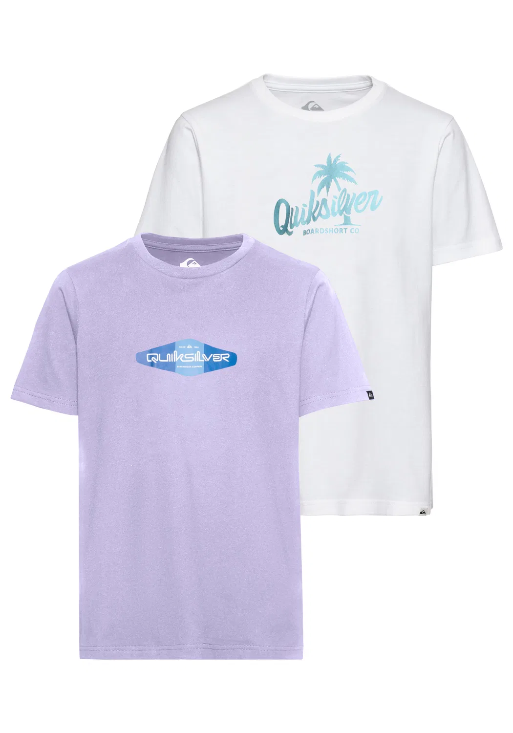Футболка Quiksilver, Lavender/White