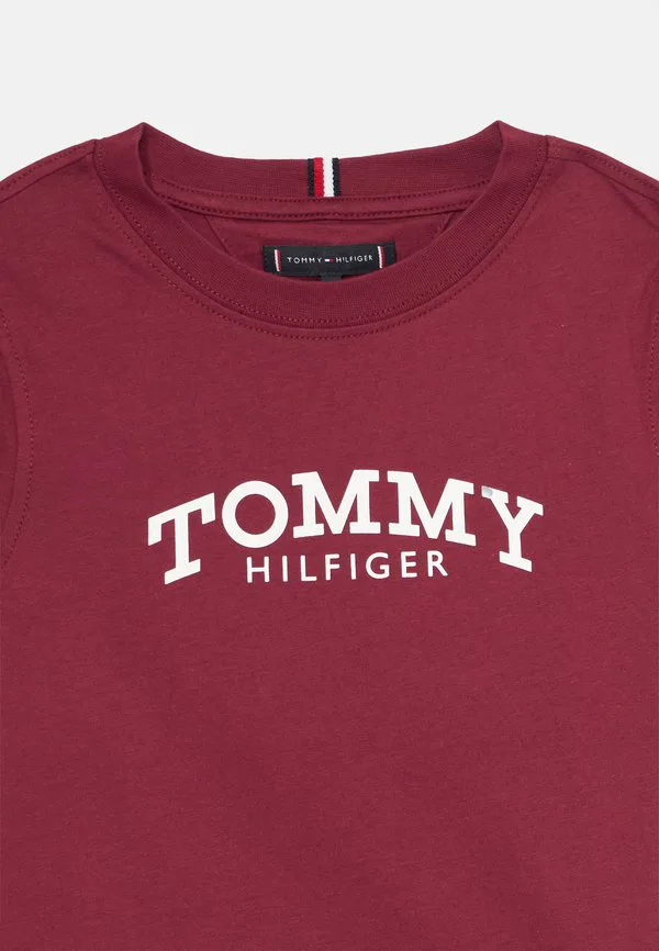 Футболка с принтом логотипа футболка с принтом Tommy Hilfiger, Rich Cherry — фото 4