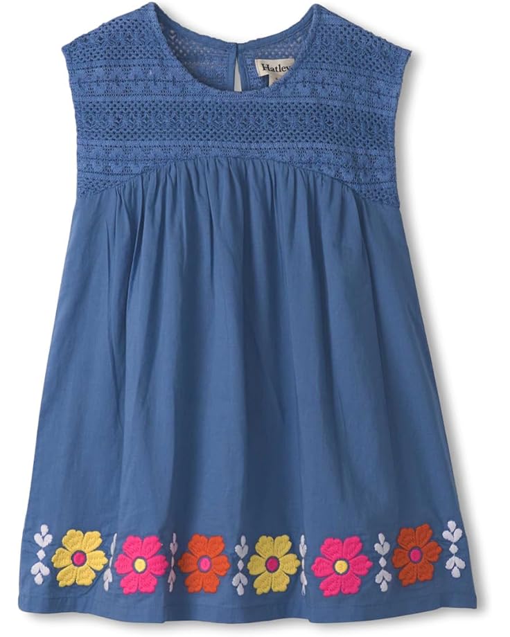 

Платье Hatley Kids Crochet Bodice Dress, цвет Persian Jewel
