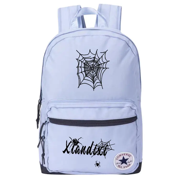 

Converse Полиэстеровый рюкзак среднего размера светло-дымчатый голубой, Spider