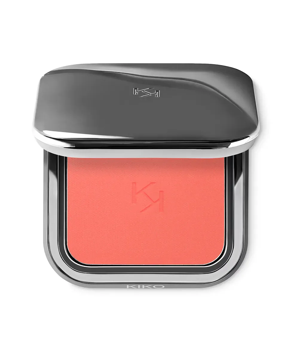 Румяна в порошке с регулируемым эффектом долгого действия Unlimited Blush Kiko Milano, 02 Natural Tangerine