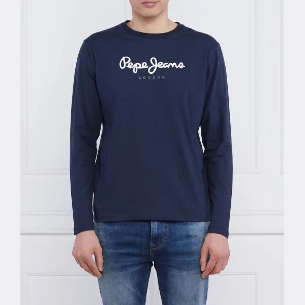 

Классический крой с длинным рукавом Pepe Jeans London, синий