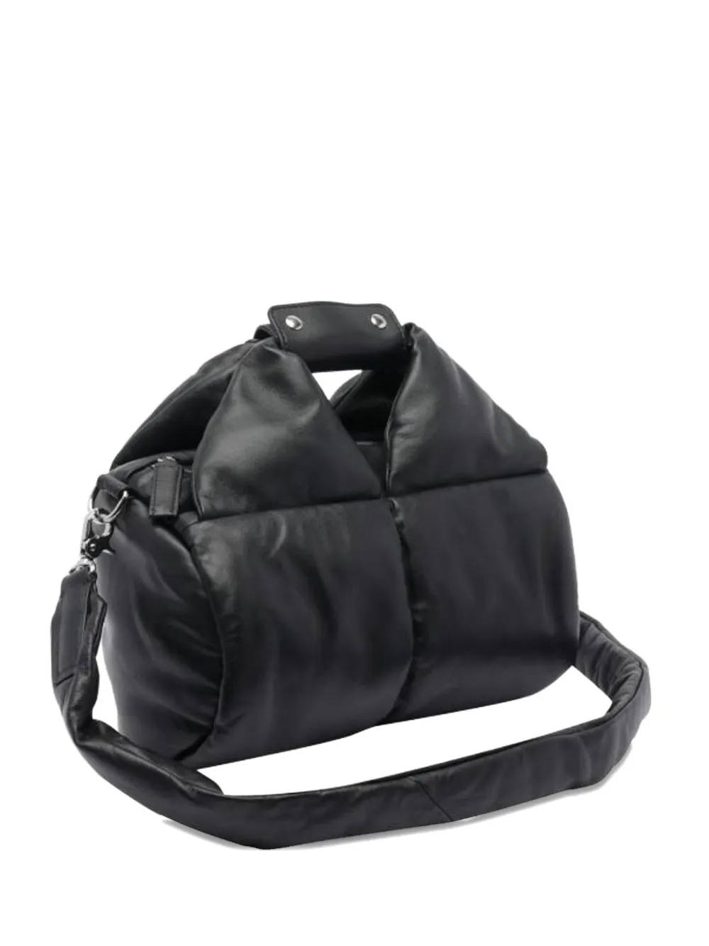 

Стеганая кожаная сумка на плечо Vic Matie, черный