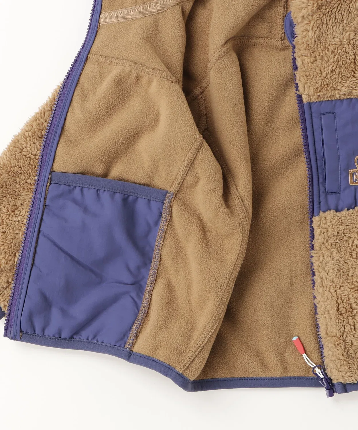 Флисовая куртка CHUMS Kids Bonding Fleece Jacket, цвет шалфейно-зеленый — фото 3
