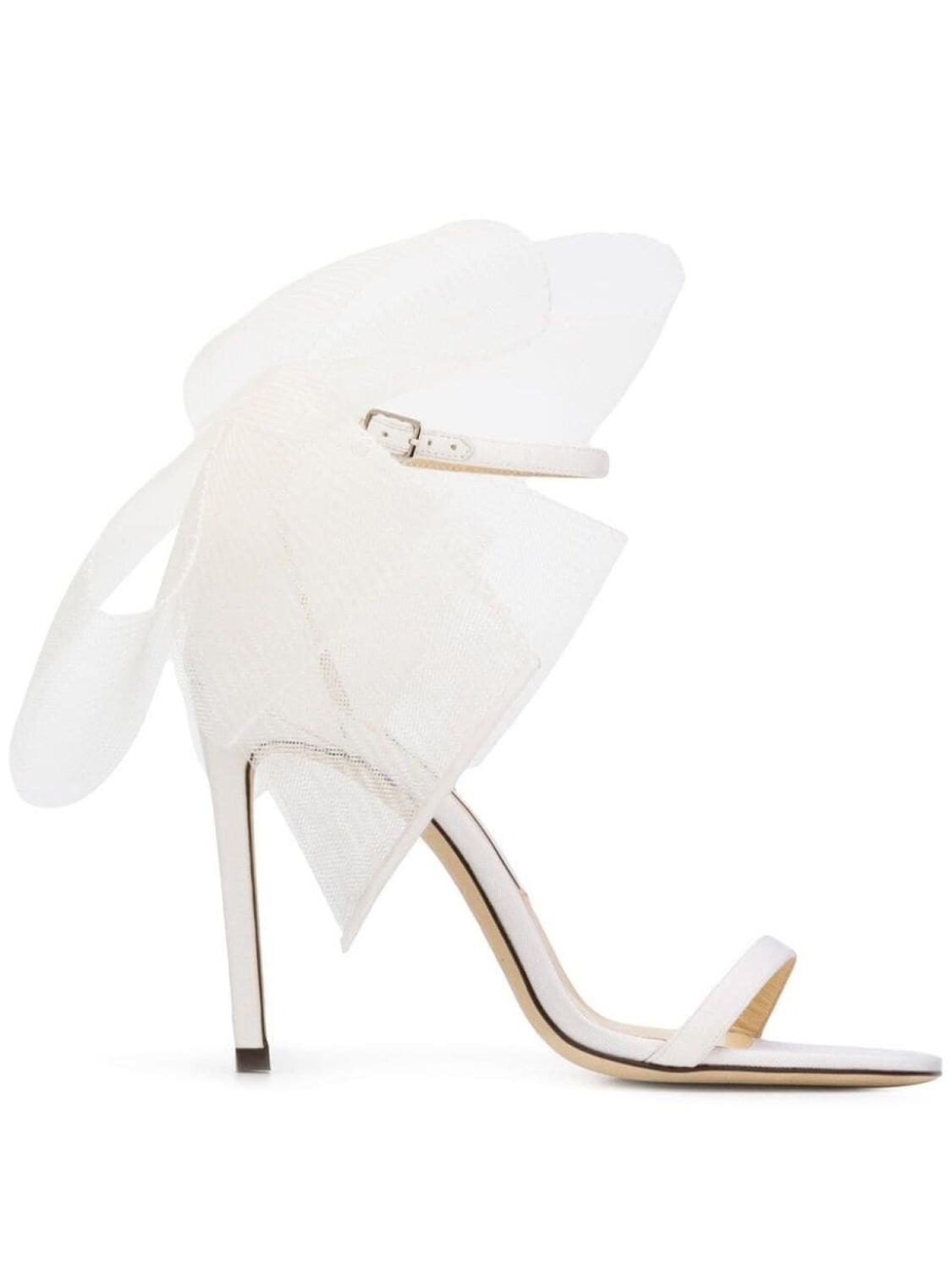 

Jimmy Choo босоножки Aveline 100, нейтральный цвет