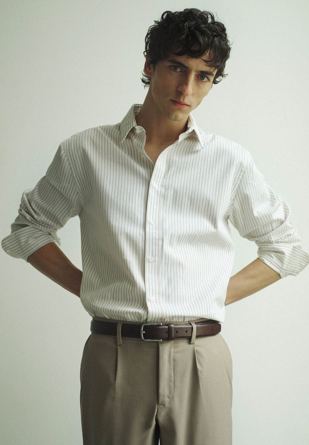 

Рубашка CLASSICA A RIGHE Calliope, бежевый