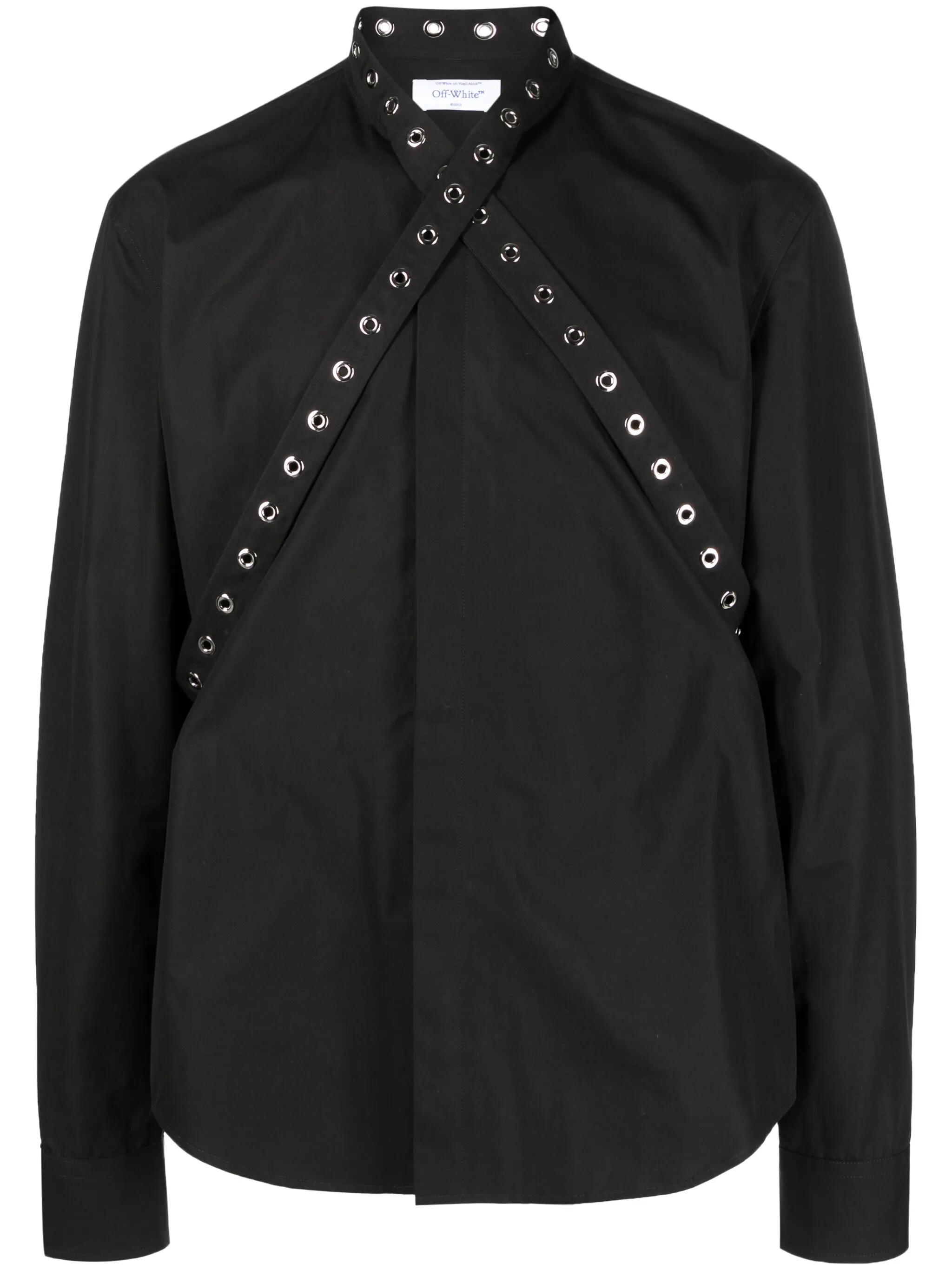 

Рубашка с люверсами Off-White, черный