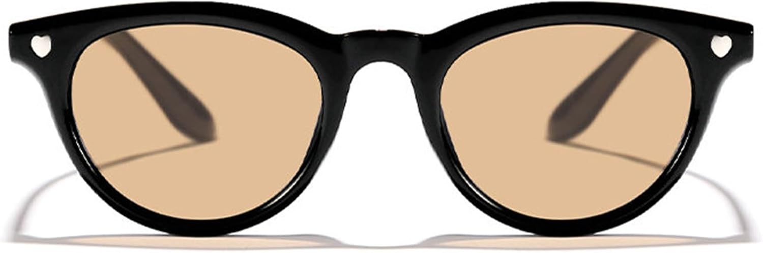 

Солнцезащитные очки Willochra «Кошачий глаз» для женщин, классические круглые солнцезащитные очки в стиле 90-х, ретро-очки, модные солнцезащитные очки с градиентным заклепочным креплением для активного отдыха, C2