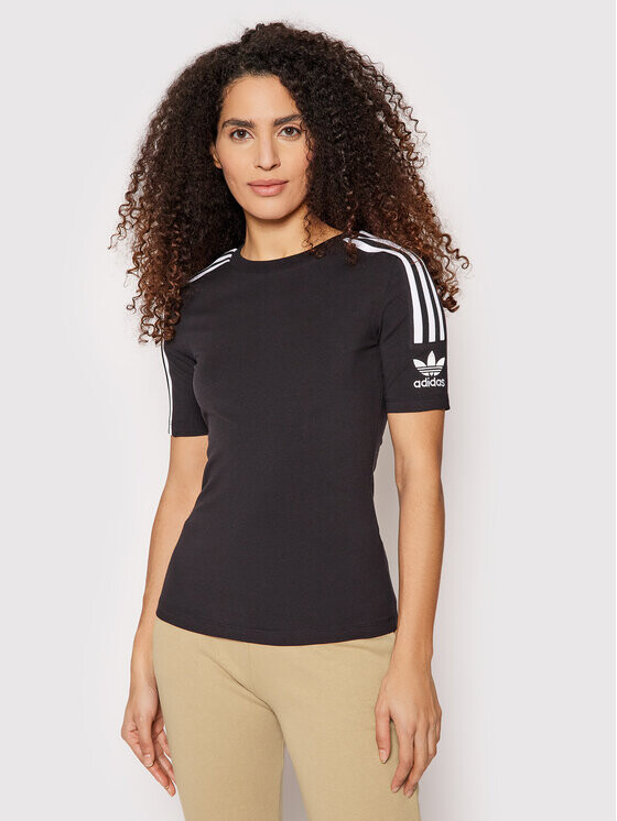 

Футболка узкого кроя Adidas, черный