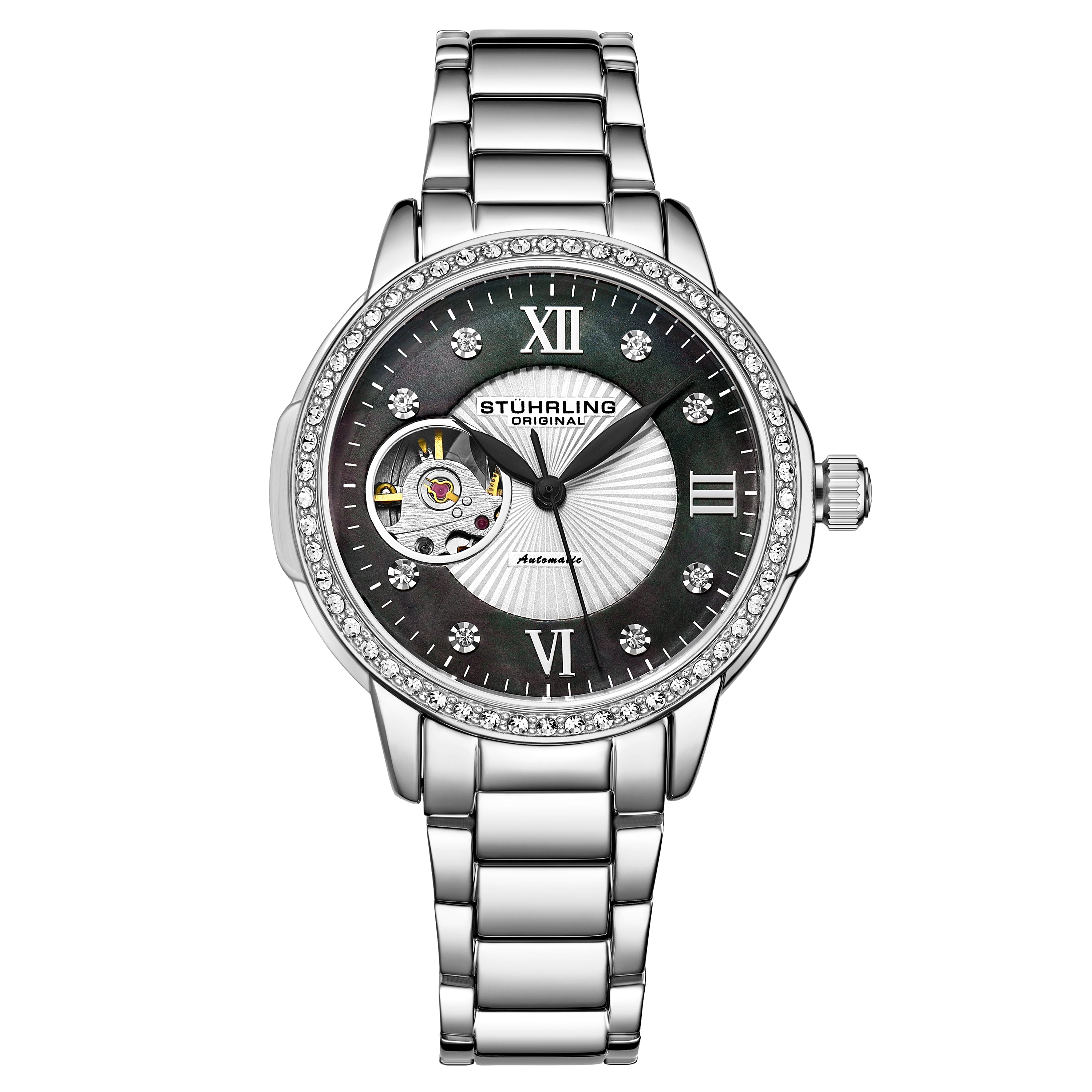 

Часы женские Stuhrling Original, серебряный/черный