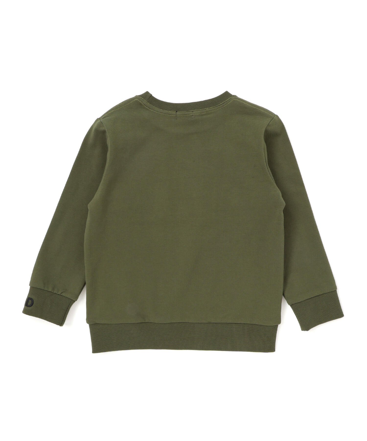 Флисовая толстовка с вышитой эмблемой (95–150 см) BeBe Petits Pois Vert, Green — фото 4