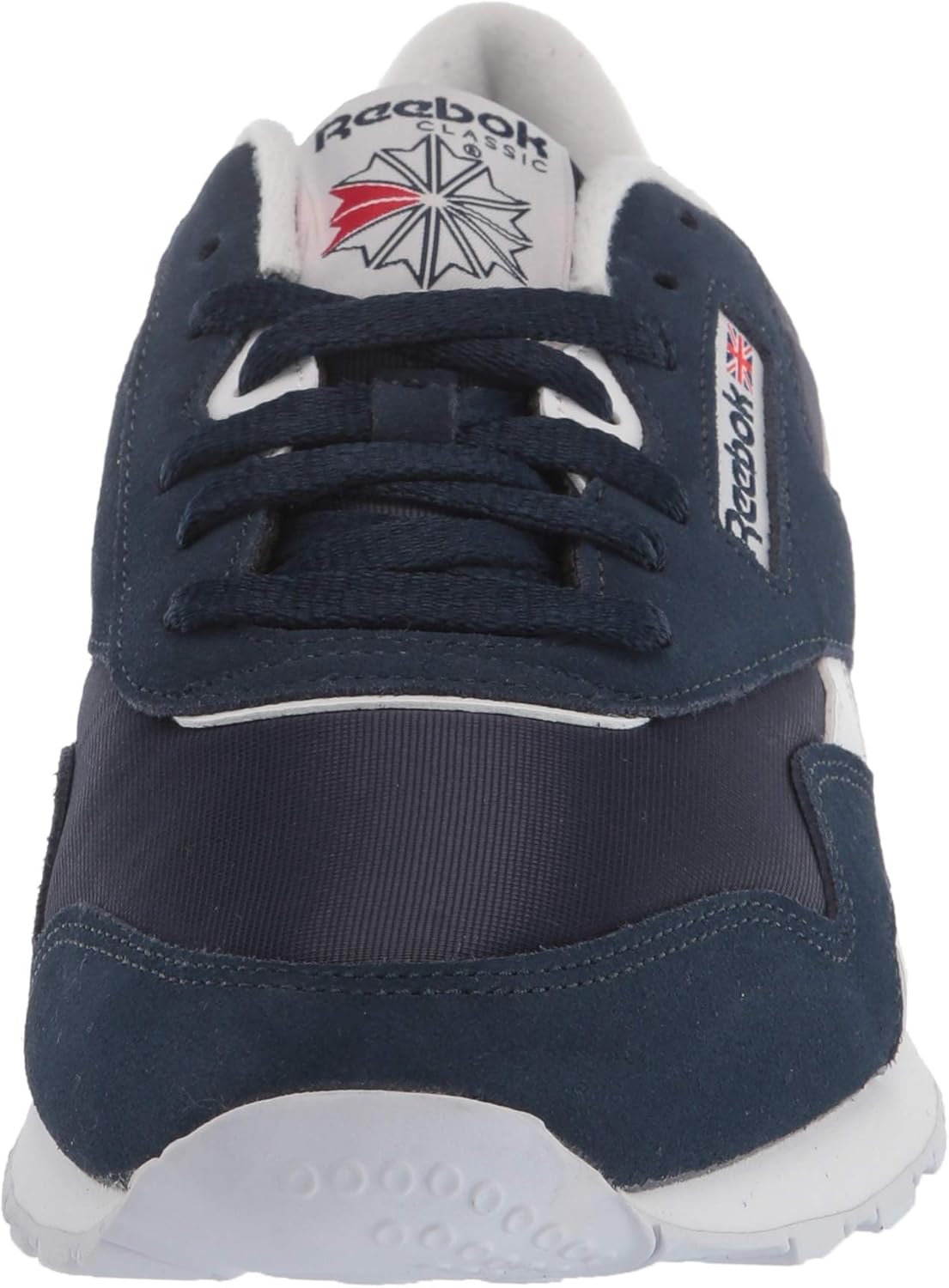 Мужские классические кроссовки Reebok из нейлона, белый/синий — фото 2