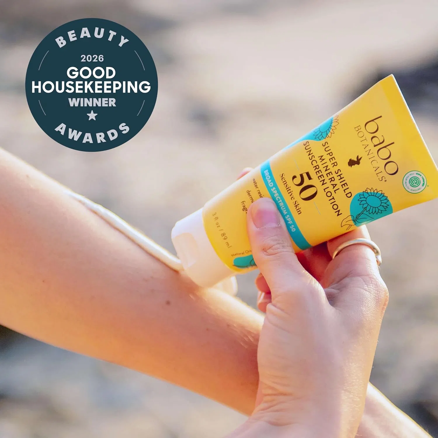 Минеральный солнцезащитный лосьон SPF 50 от Babo Botanicals Babo Botanicals — фото 2
