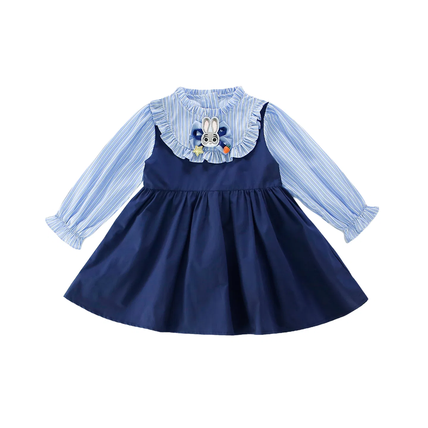 Платье детское Spring Fall Season Kids' Disney, Navy Blue Dress