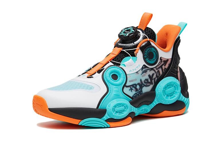 Детские баскетбольные кроссовки GS Mid-top Jupiter Orange Anta Kids — фото 2