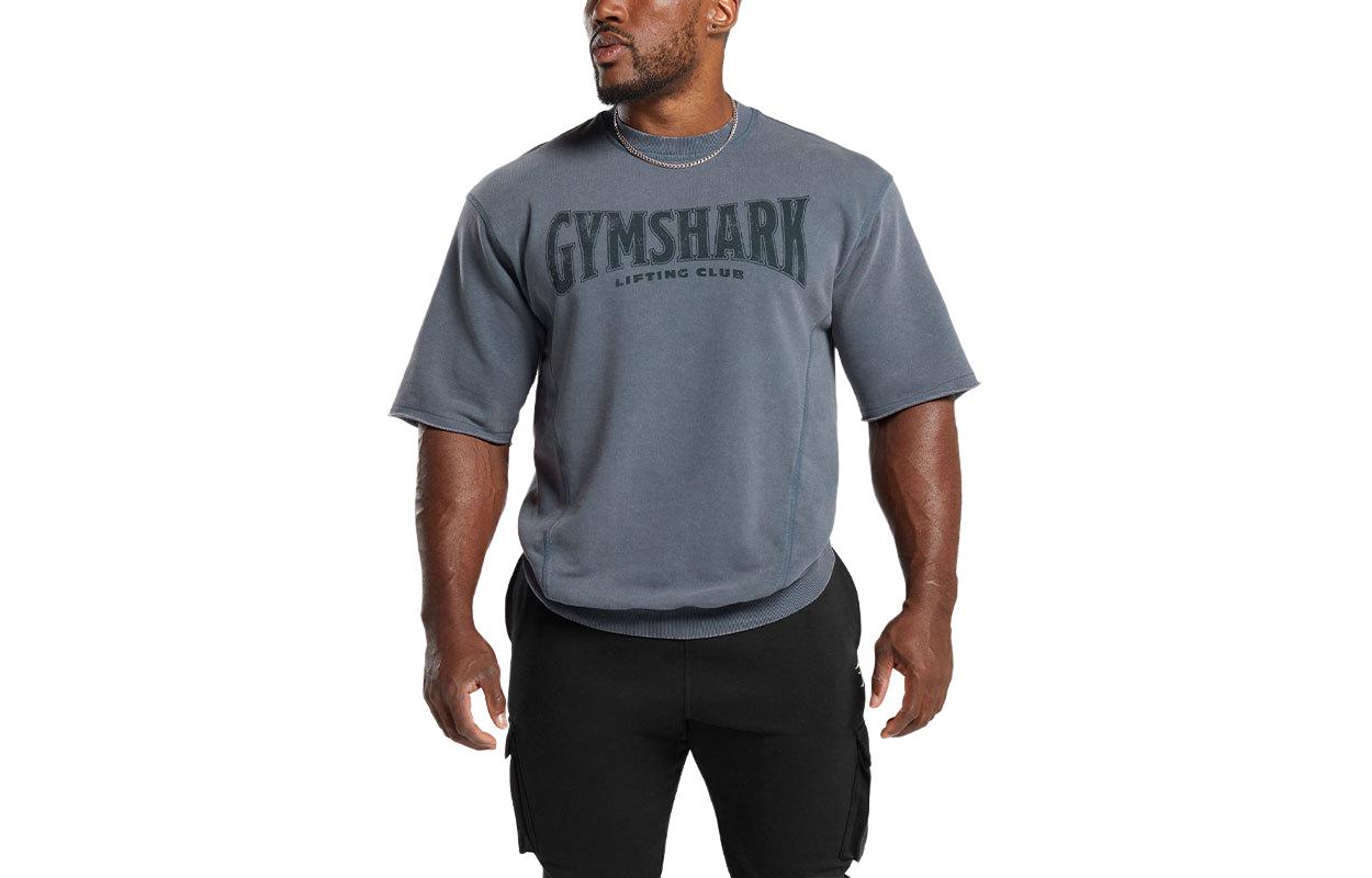 

Футболка мужская синяя GYMSHARK