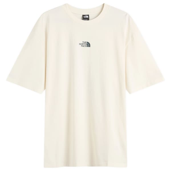 

Футболка оверсайз с изображением горного веселья The North Face, цвет white dune