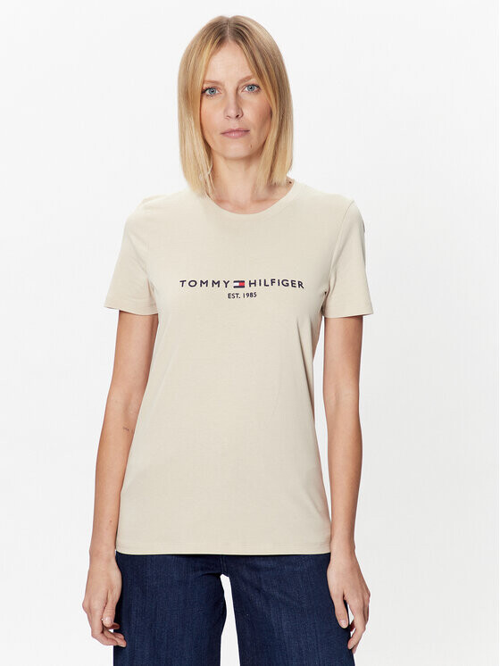 

Футболка стандартного кроя Tommy Hilfiger, бежевый