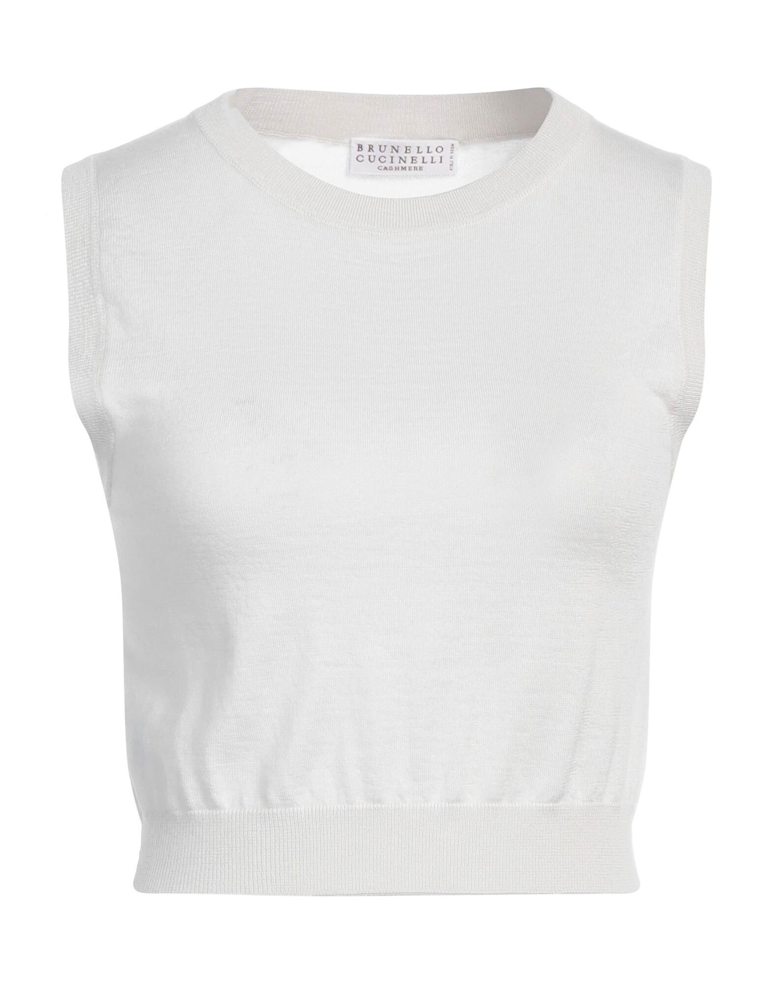 

Кроп-топ Brunello Cucinelli, светло-серый