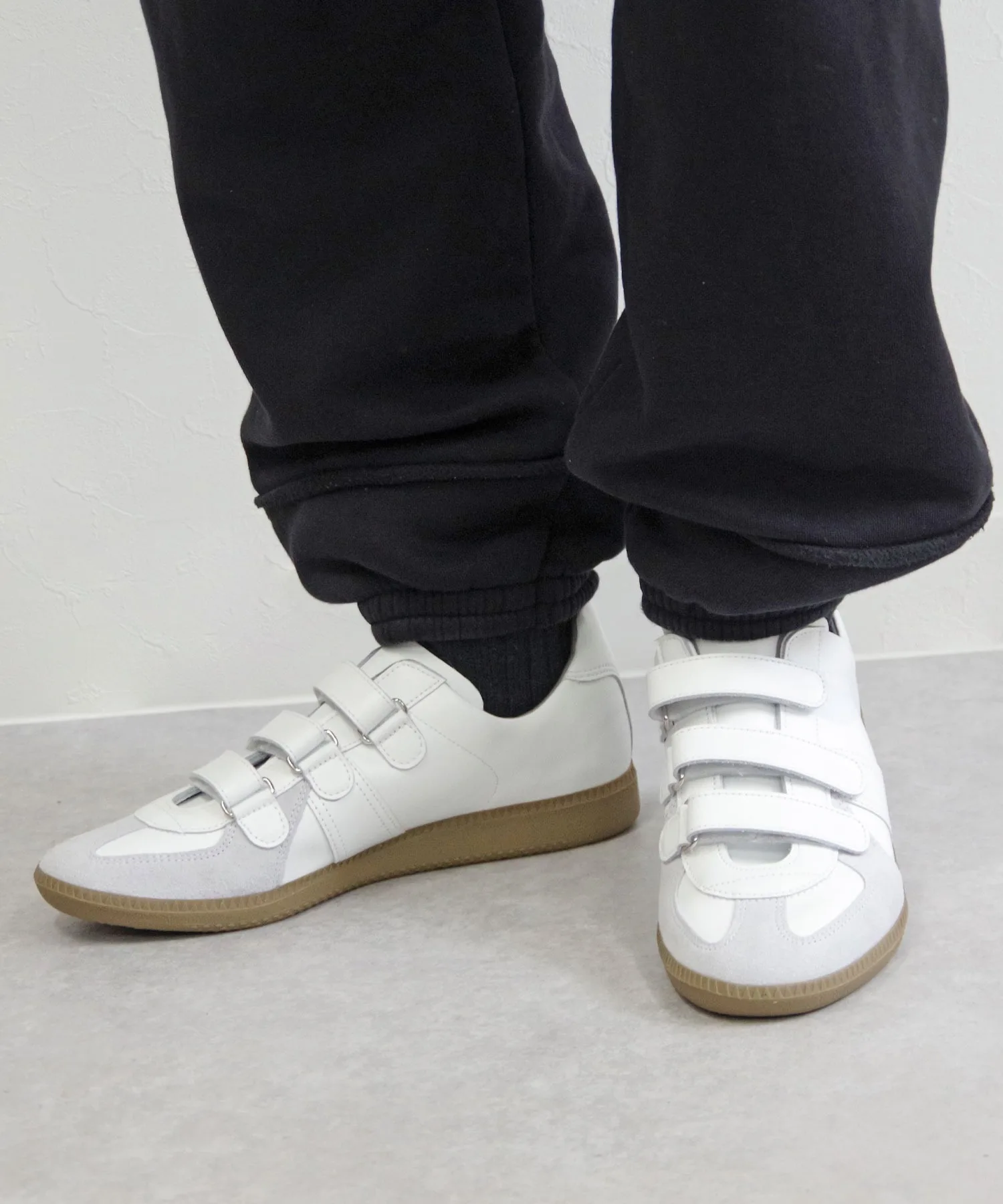 Унисекс кроссовки из натуральной кожи GERMAN TRAINER 1193E белые — фото 2
