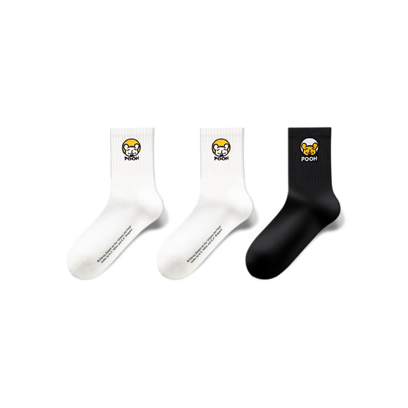 

Набор из 3 пар носков Winnie The Pooh Series Mid Calf Disney, черный