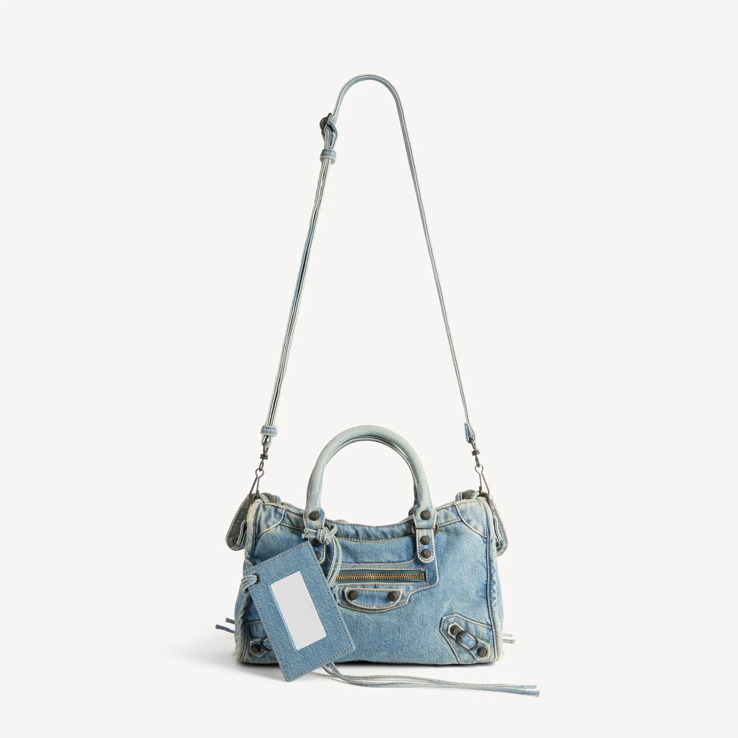 Женская сумка Le City Small синего цвета BALENCIAGA, синий — фото 4