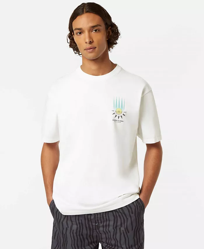 

Мужская футболка с принтом спереди и сзади SCOTCH & SODA, черный