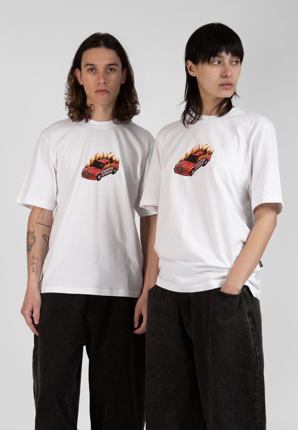 

Футболка с принтом UNISEX Wasted Paris, белый