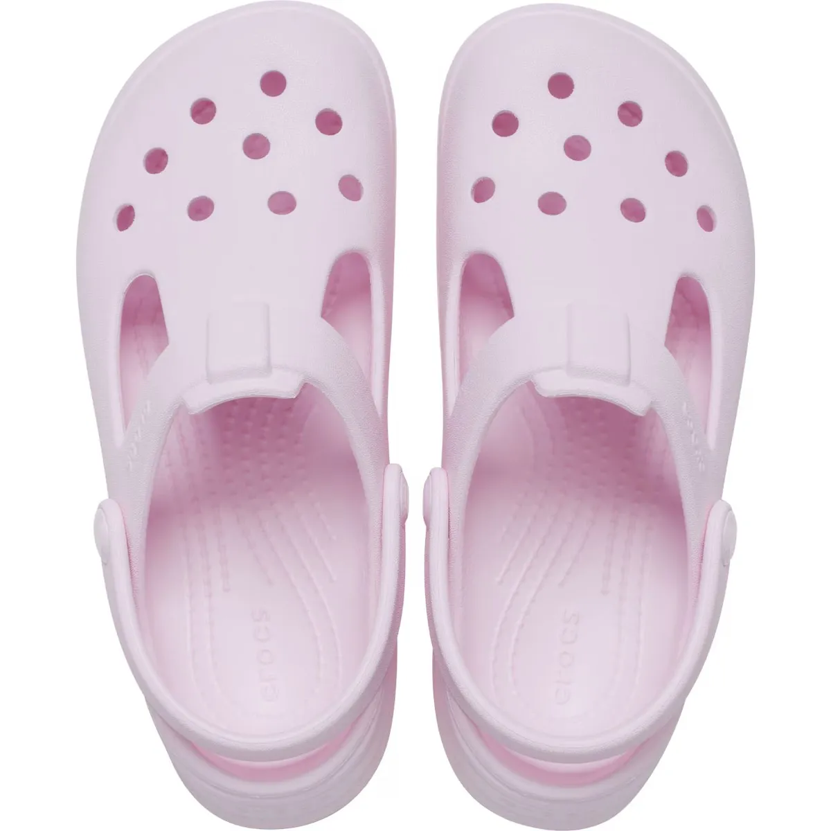 Классические детские сабо Crocs Mary Jane, розовый — фото 3