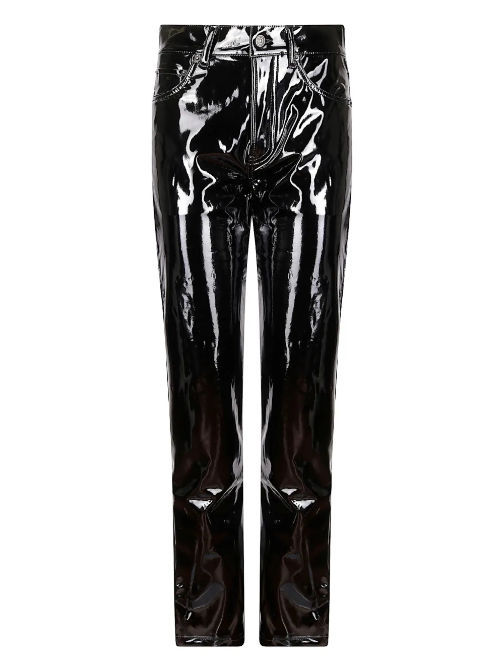 

Виниловые брюки Fiorucci, черный