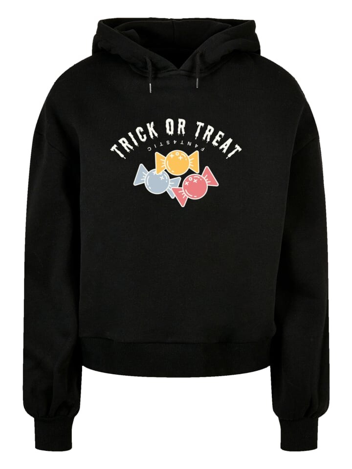

Толстовка F4NT4STIC Organic Oversized Hoody Trick Or Treat Halloween, черный