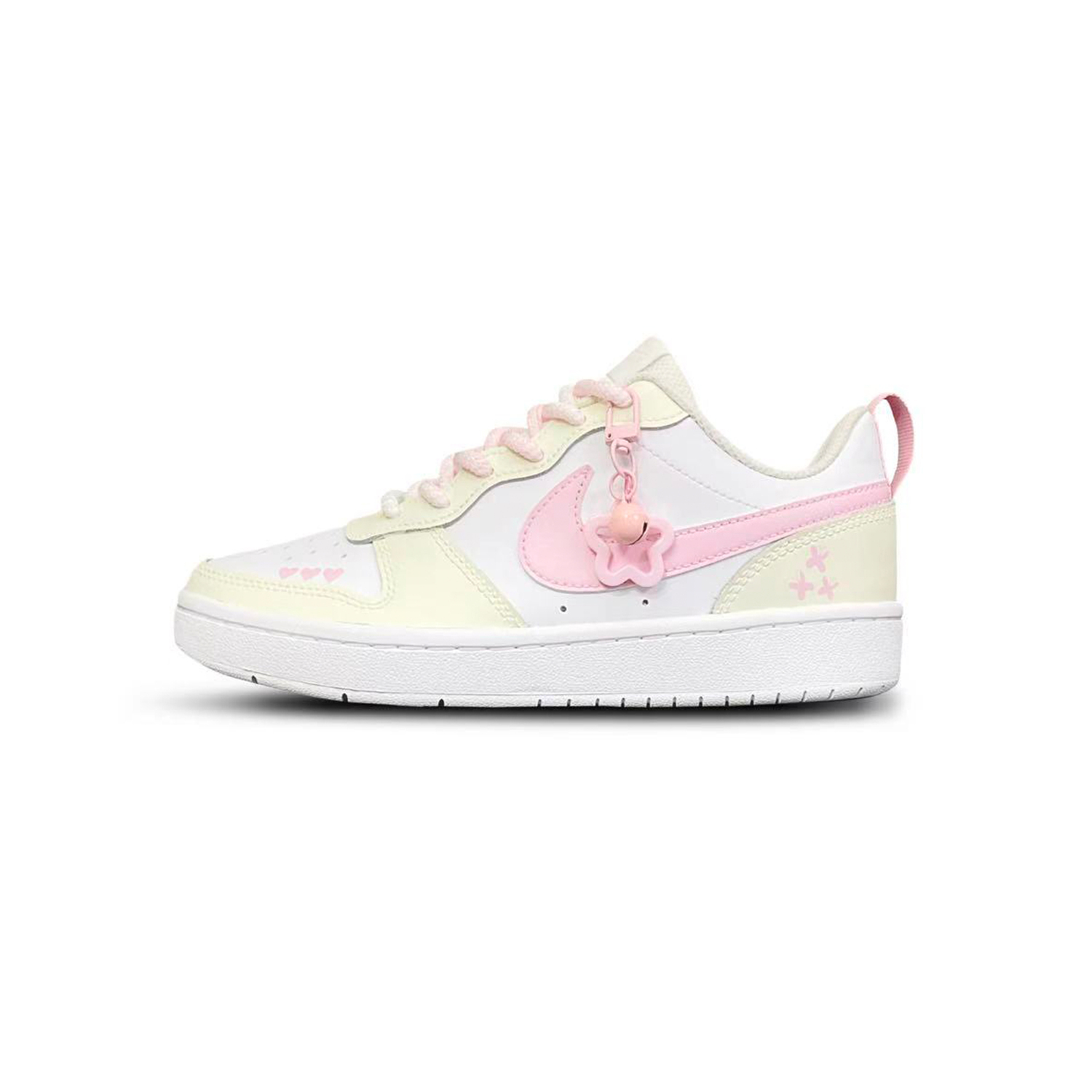 

Детские скейтерские кеды Court Borough Nike, светло-желтый