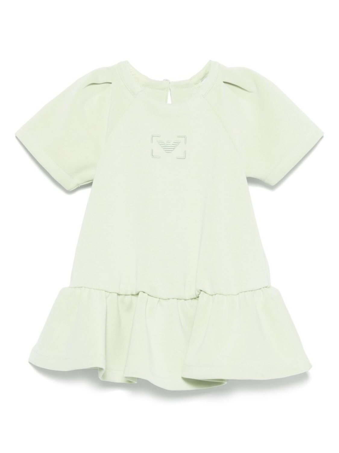 

Emporio Armani Kids платье с вышитым логотипом, зеленый