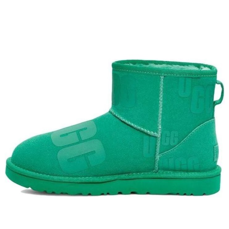 Ботинки зимние UGG WMNS Botte Classic Mini Scatter, зеленый