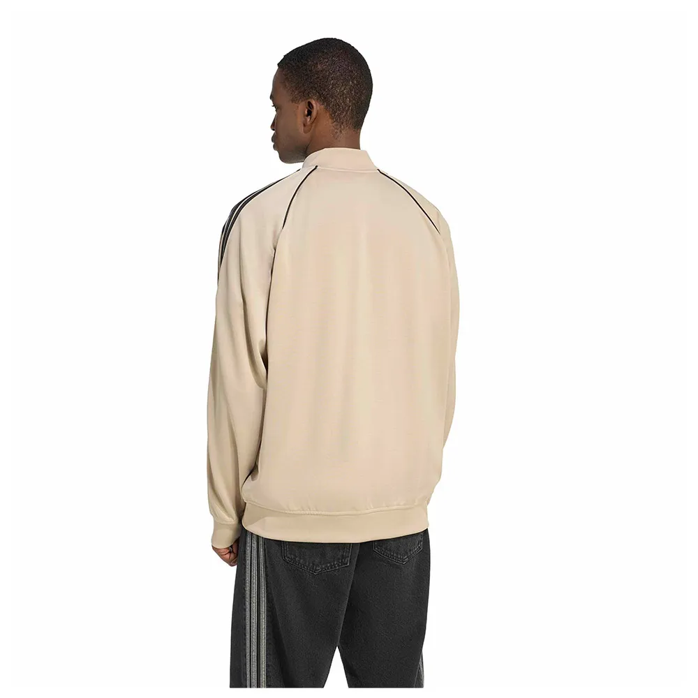 Толстовка adidas Originals SST Adicolor Classics свободного кроя на молнии, бежевый — фото 2