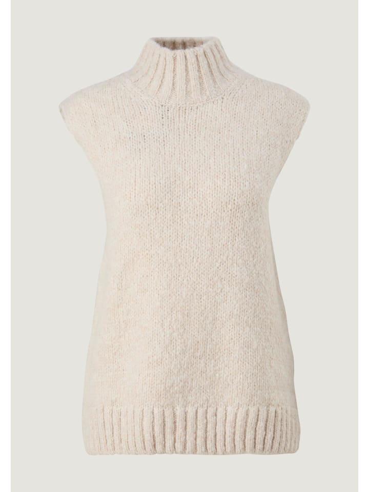 

Comma Вязаный жилет, цвет 80W1, светло-бежевый