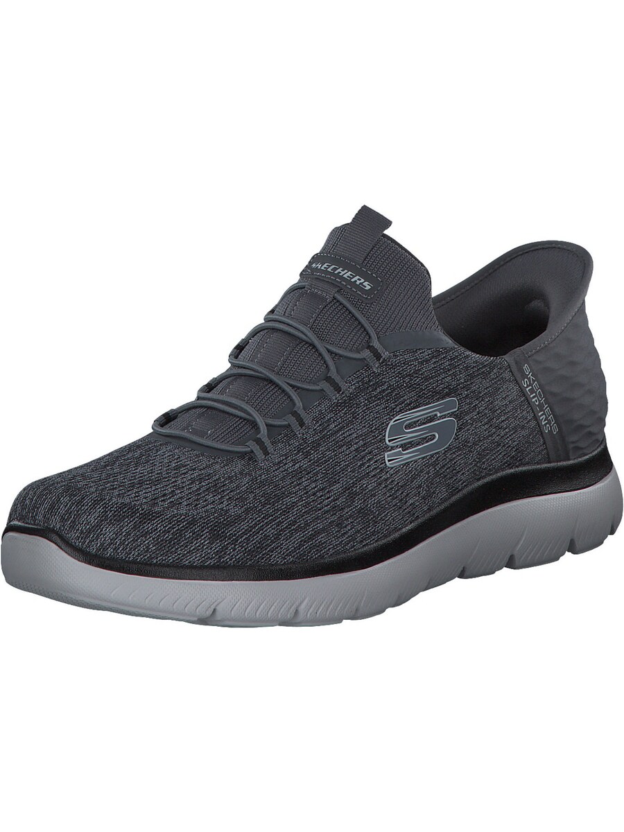 

Слипоны SKECHERS, цвет Grey/Dark grey