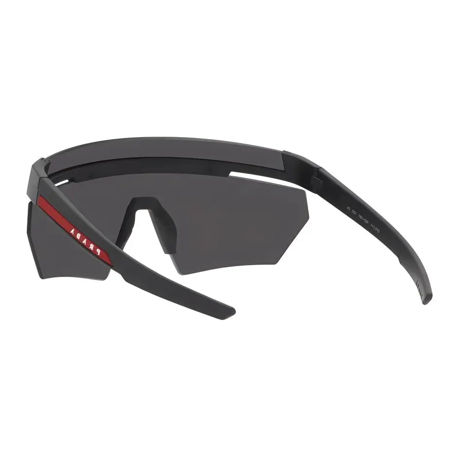 

PRADA Затемнённые солнцезащитные очки с защитной оправой, Black