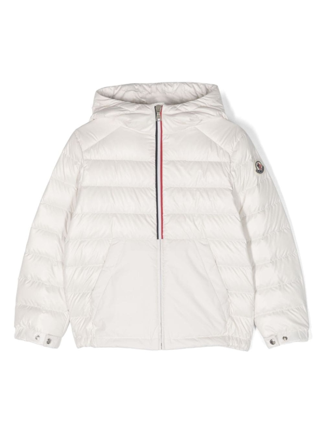 

Moncler Enfant пуховик Masserau с капюшоном, белый